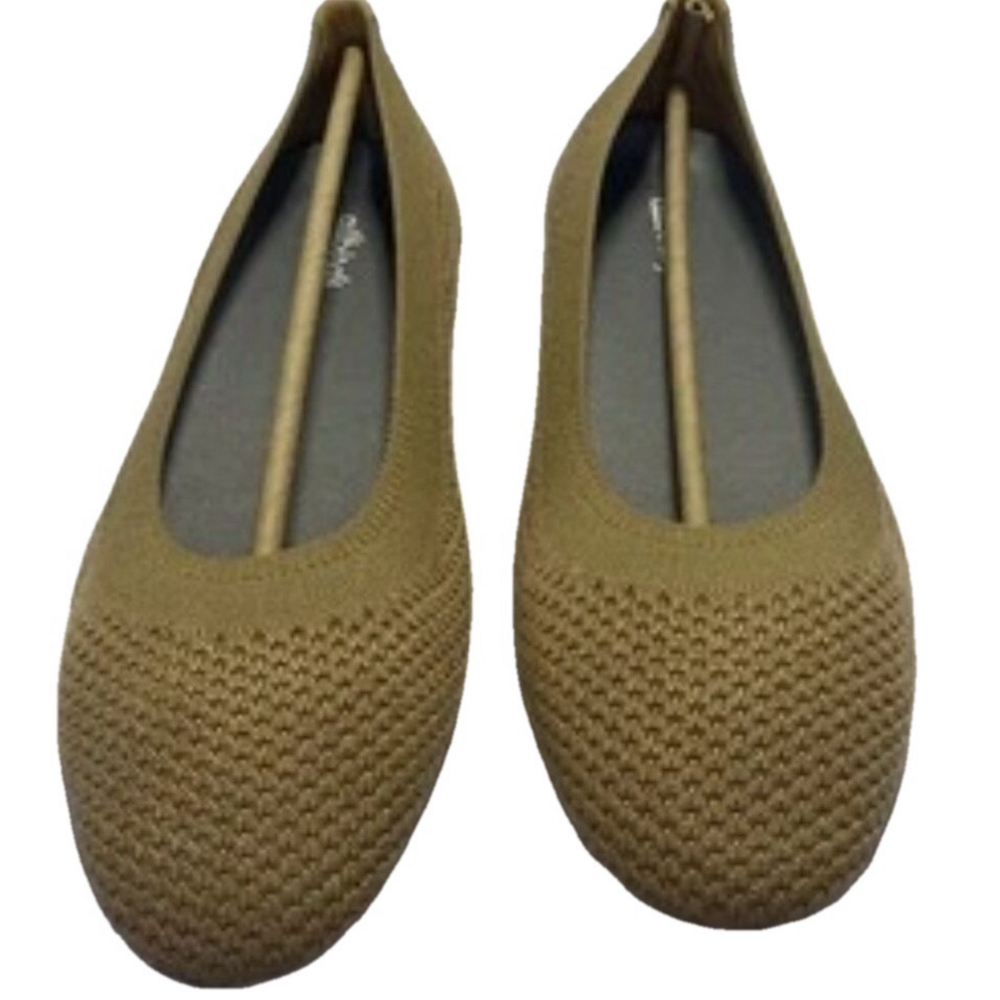 NEW ALLBIRDS Tree Breezer Slip On Mesh Comfort Womens Size 8 Flat Wheat